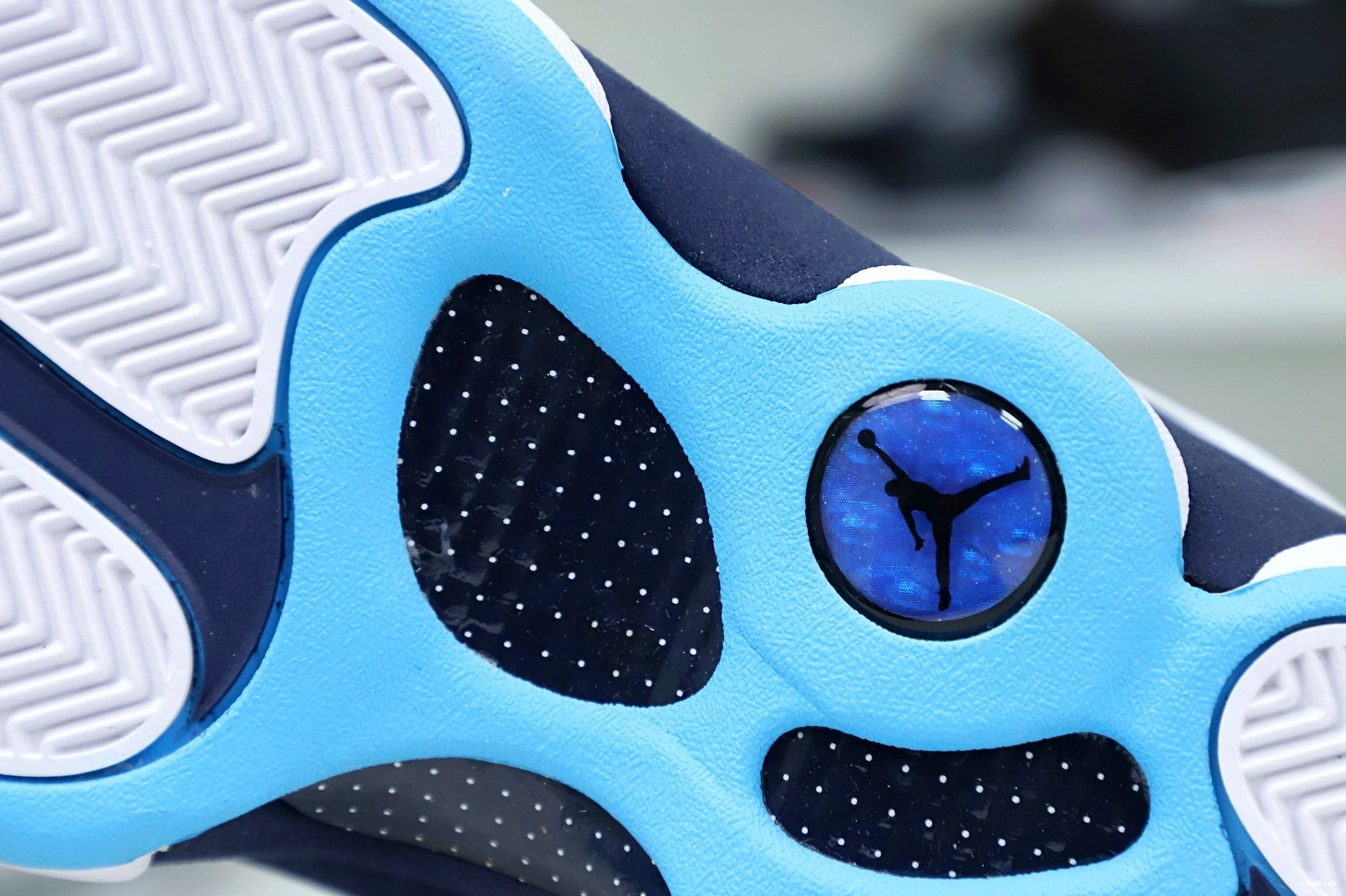 WHITE 13 OBSIDIAN AIR BLUE POWDER 414571-144 JORDAN RETRO 0313